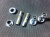 Mercedes все модели декоративные наконечники кнопок блокировки дверей хромированные, с логотипом AMG, комплект 4 шт.